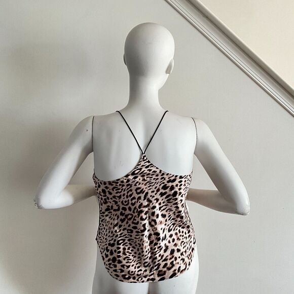 Victoria's Secret Camisole Leopard Print Racerback Satin M - Picture 4 of 9